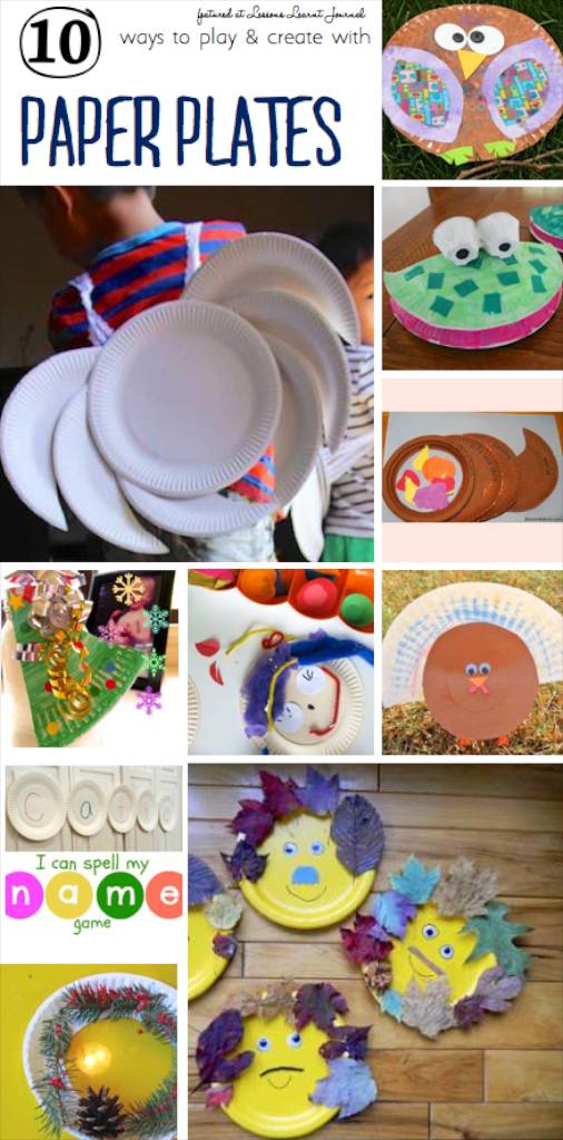 Paper Plates 10 Ways to Play & Create