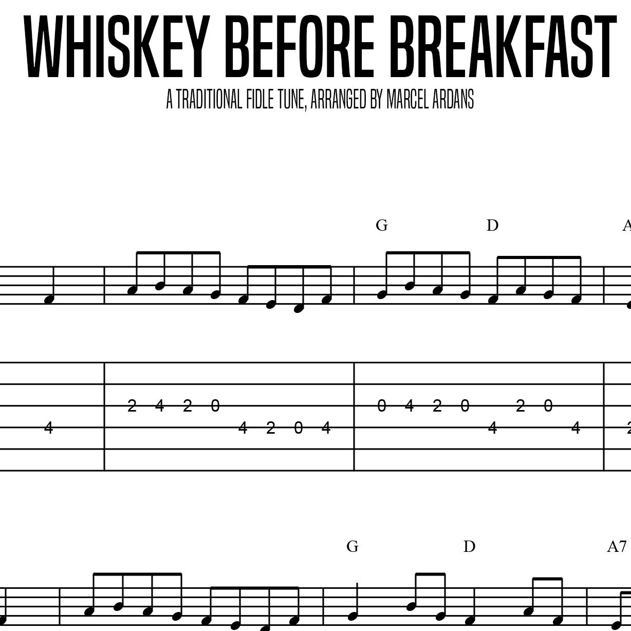 Whiskey Before Breakfast, Marcel Ardans (Beginner) Lessons With Marcel