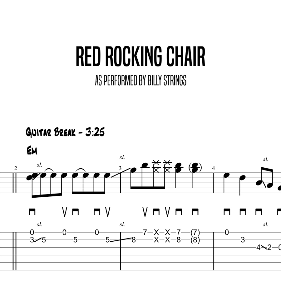 Red Rocking Chair, Billy Strings (Intermediate) Lessons With Marcel
