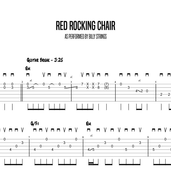 Red Rocking Chair, Billy Strings (Intermediate) Lessons With Marcel