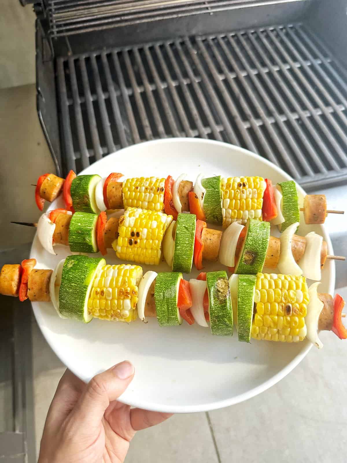 How to Make Summer Sausage Kabobs Lesswithlaur