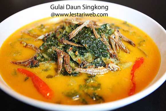 Kumpulan Resep Asli Indonesia Gulai Daun Singkong