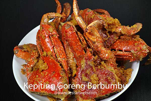 Kumpulan Resep Asli Indonesia Kepiting Goreng Berbumbu