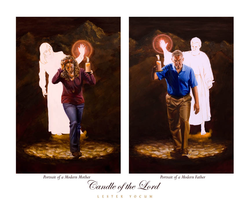 Candle of the Lord Lester Yocum Uplifting Arts