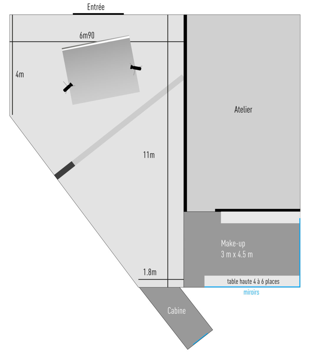 Studio photo à louer à Lausanne