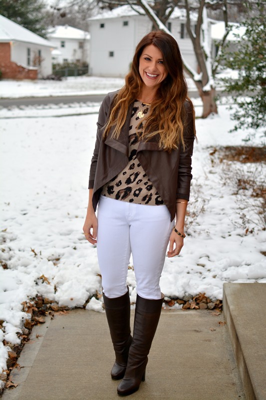 Brown Leather Jacket Tall Photos