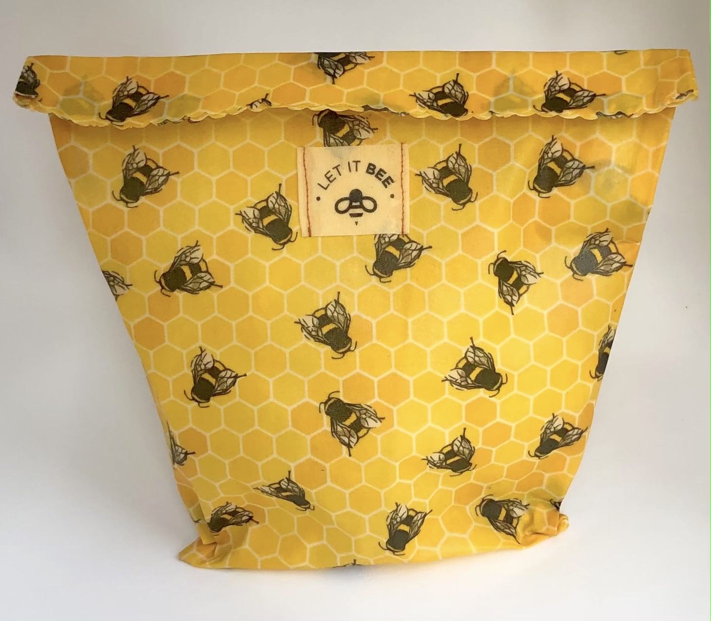 Reusable Beeswax Snack Bags, environmentally friendly Let It Bee