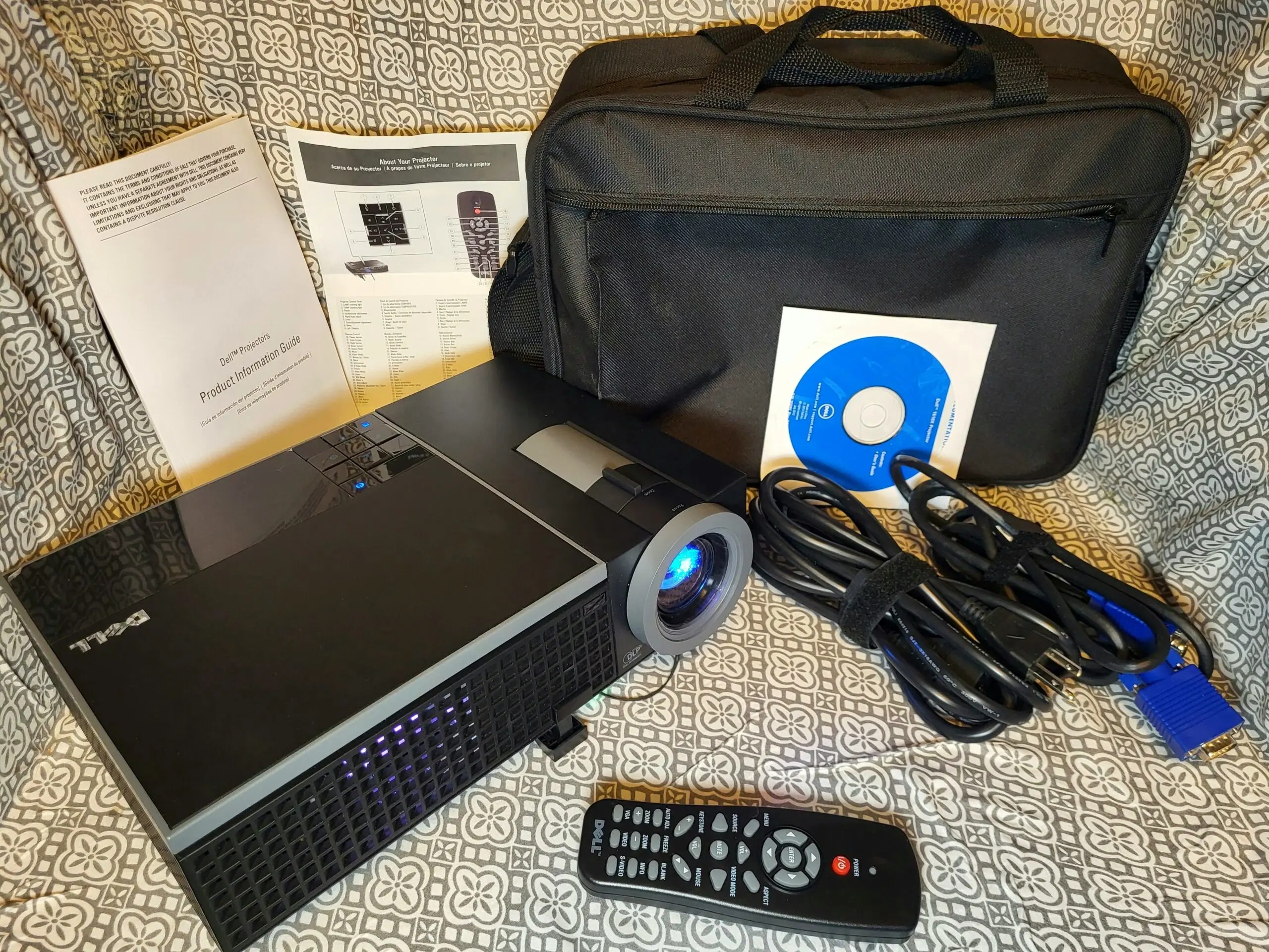 Dell 1510X Projector - with Case - Letalia's Loot Used & Refurbished