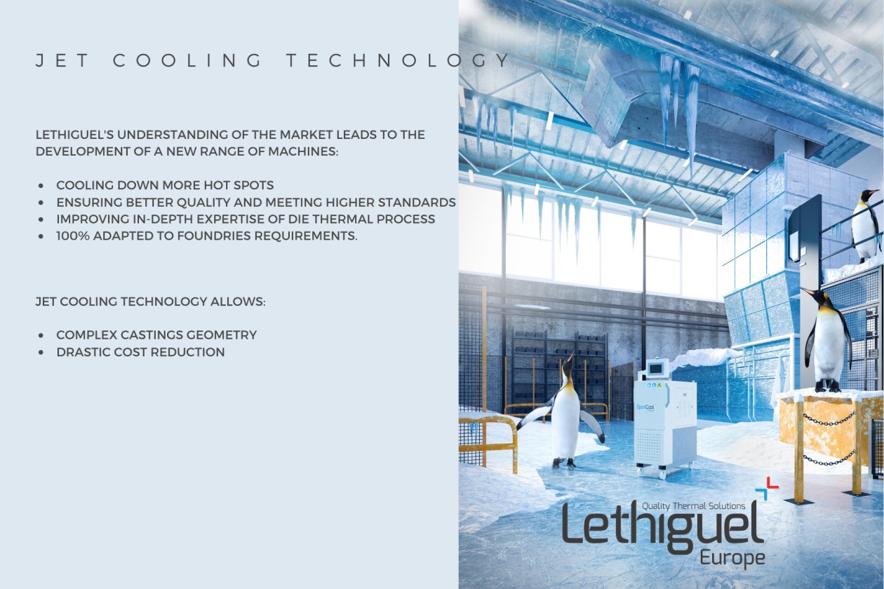 Die Casting Cooling system Jet Cooling Lethiguel