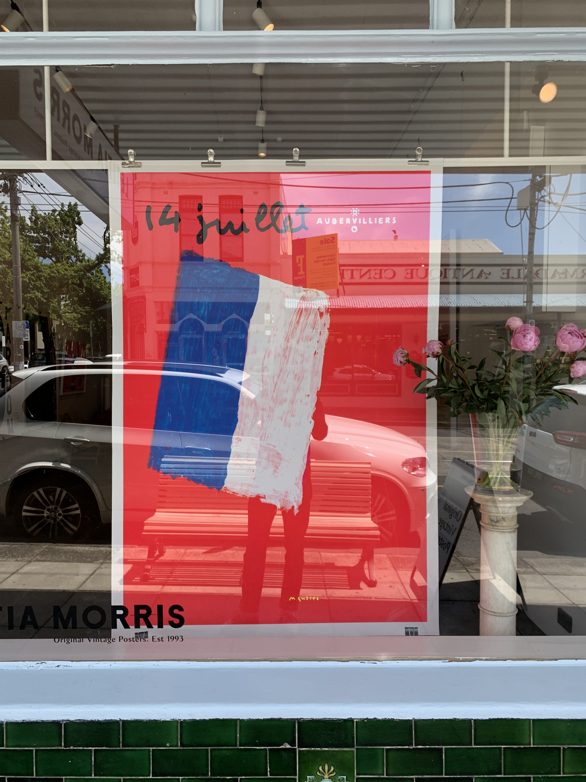 QUAREZ 14 Juillet 1997 Original Vintage Poster