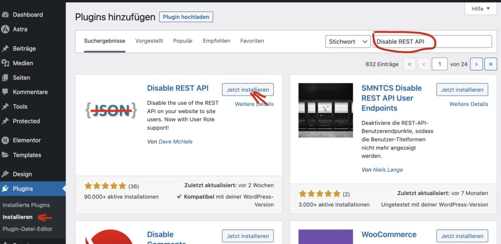 WordPress RESTAPI deaktivieren Warum und wie?