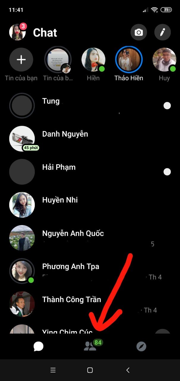 Hướng dẫn cách xem tin nhắn chờ của Messenger bị ẩn trên điện thoại