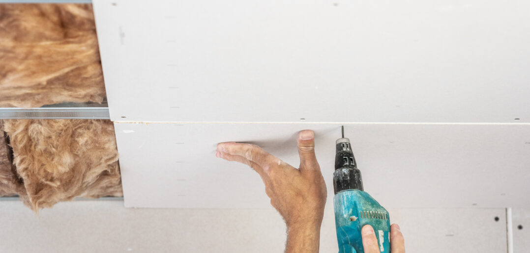 Plasterboarding a ceiling Stepbystep guide and video