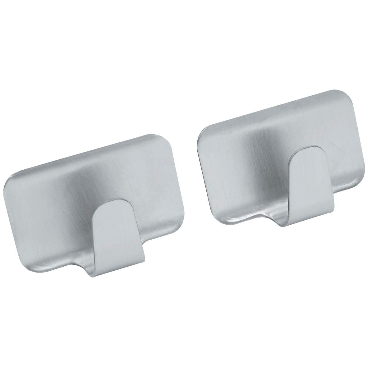 Fackelmann Klebehaken 4cm Edelstahl 2er SB (1172544) LET