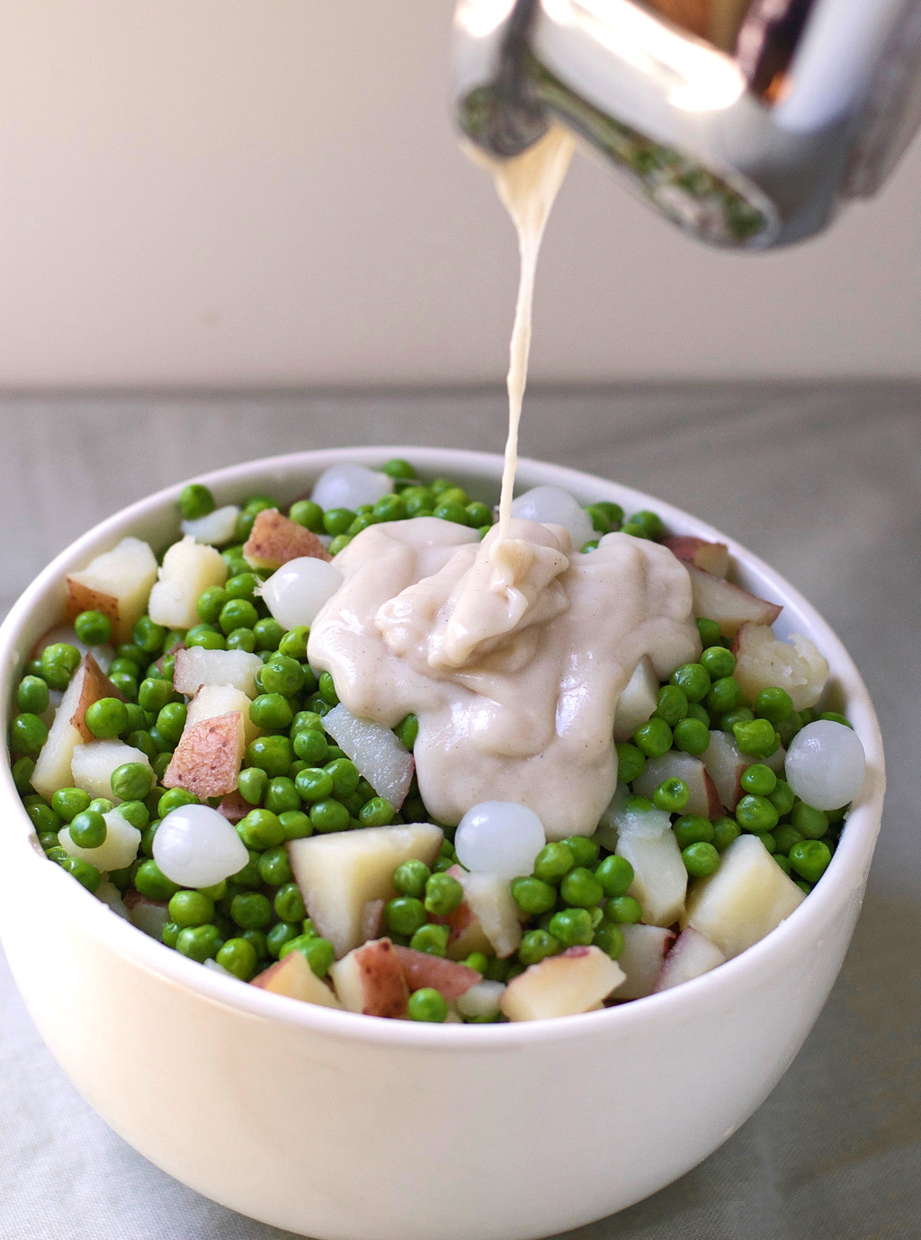 Gluten Free Creamed Peas and Potatoes Let's Be Yummy