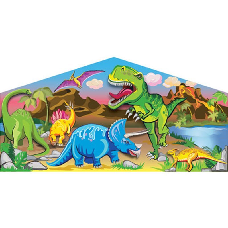 Dinosaurs Art Panel Lets Bounce Inflatables