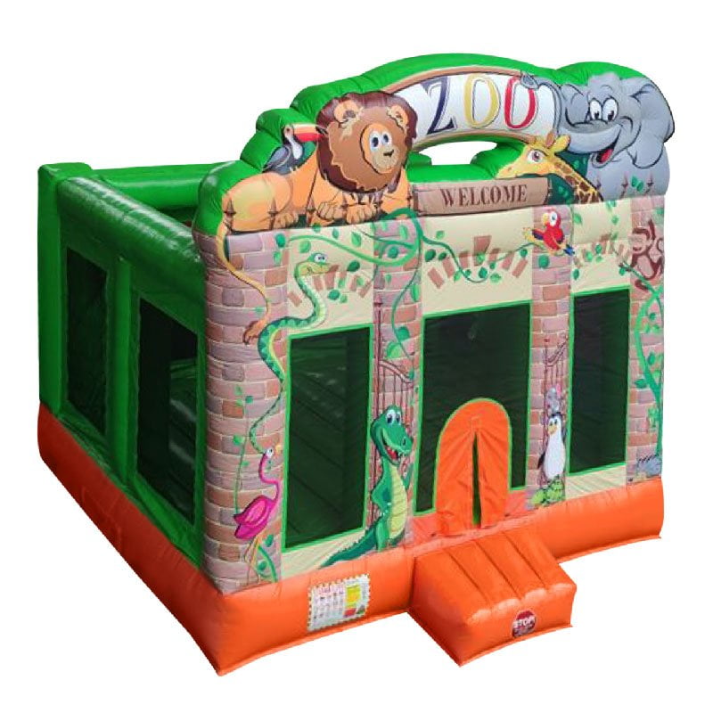 15x15 Zoo Bouncy Castle Lets Bounce Inflatables
