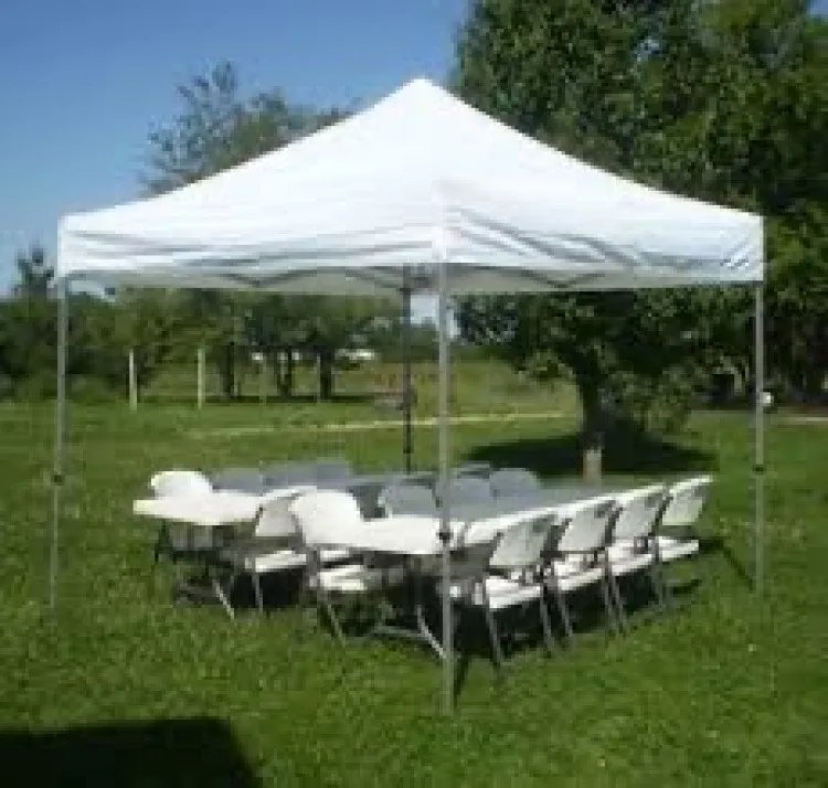 10 x 10 canopy tent combo Let’s Bounce Party Rentals Panama City FL