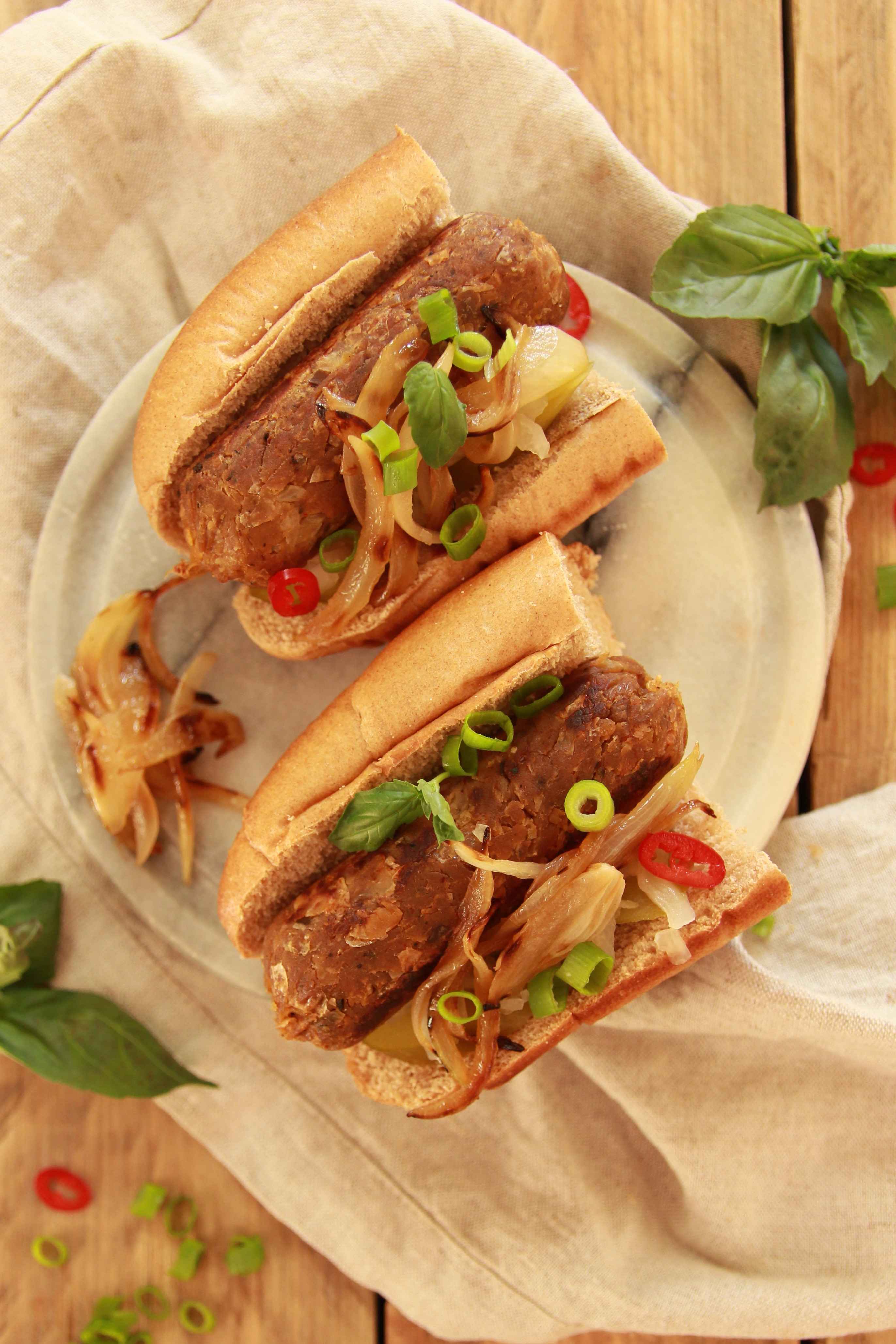 HomeMade Vegan Sausages Without Foil! Let's Brighten Up