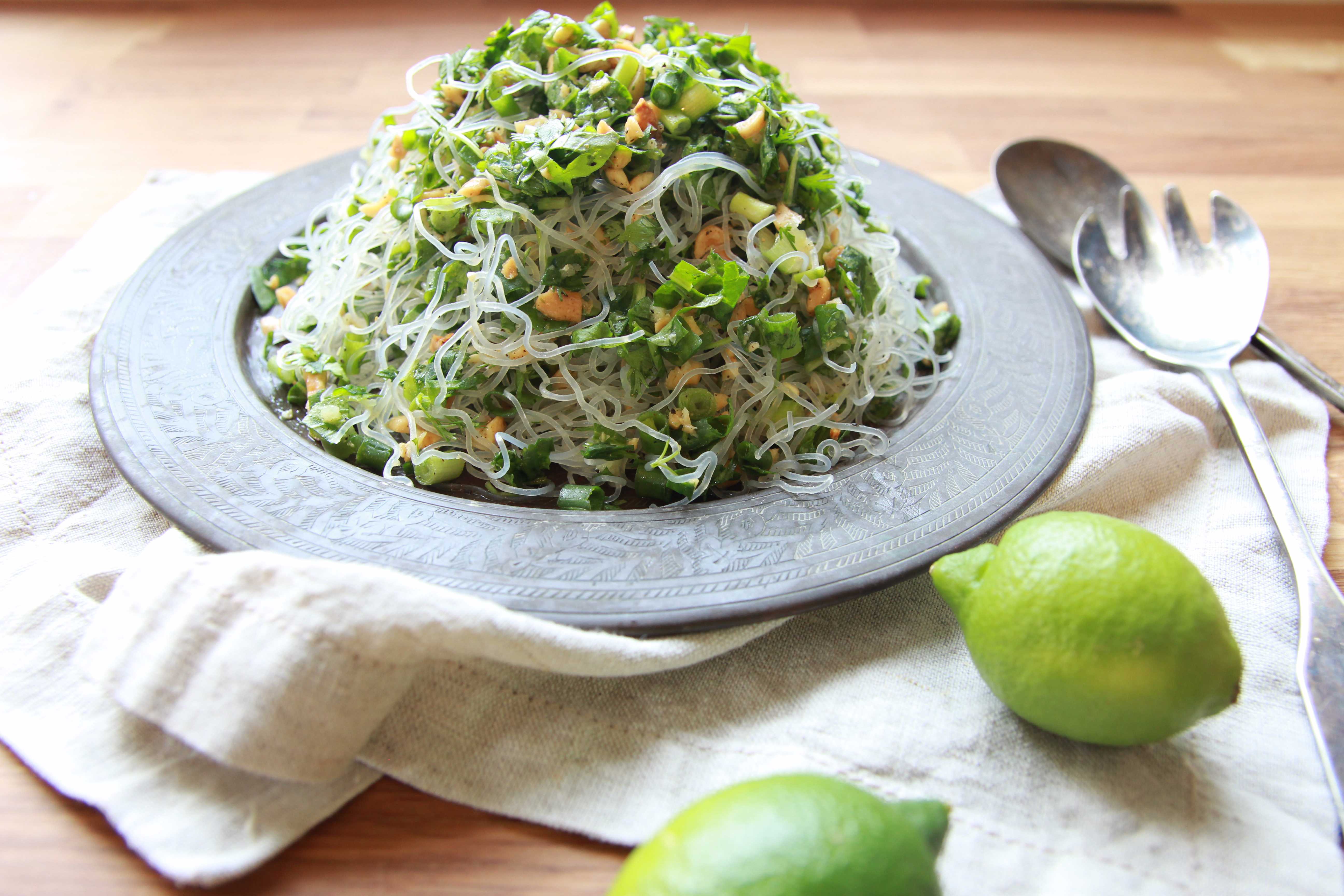 Glass Noodle Salad In Under 15 Minutes! Let's Brighten Up