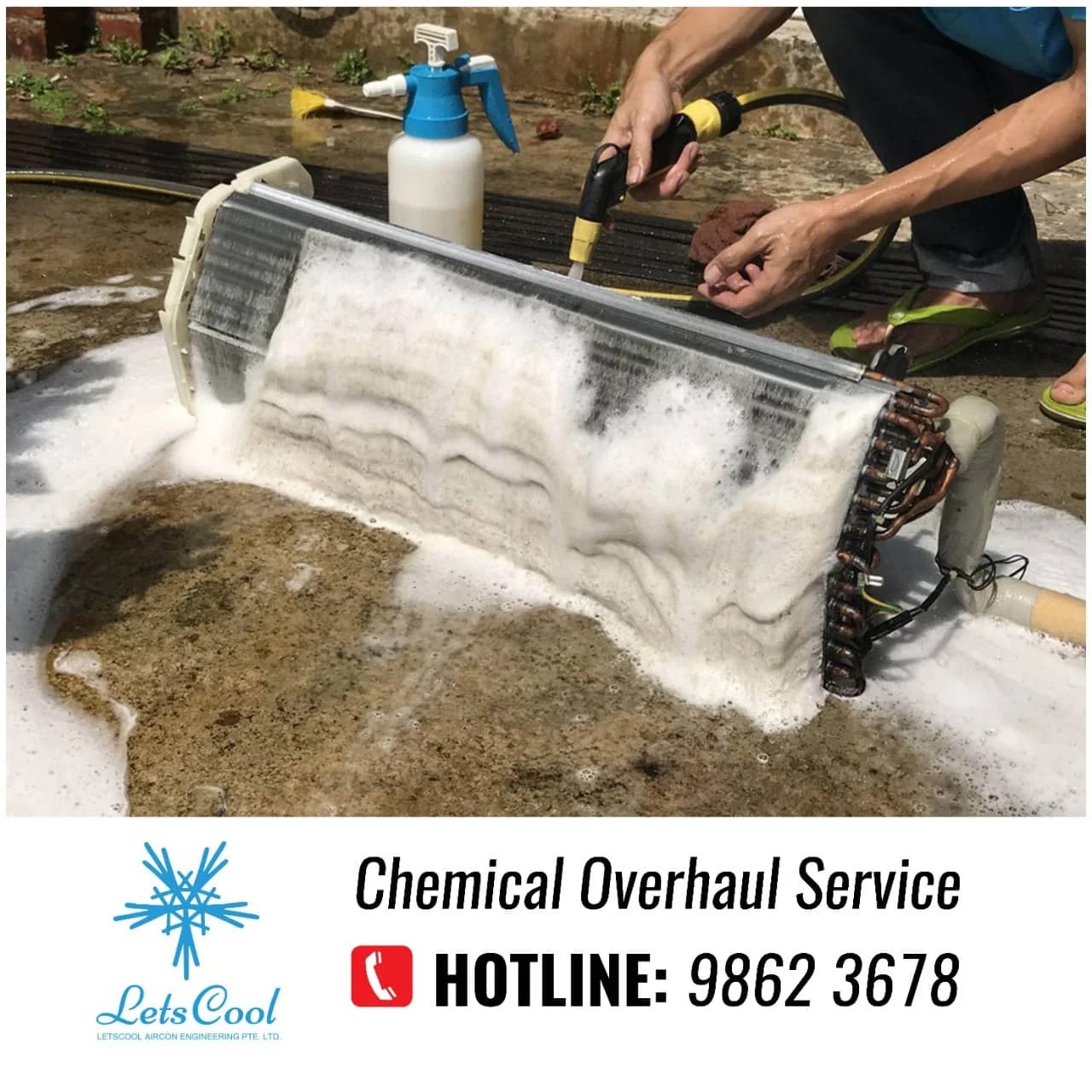 Best Aircon chemical Wash Service Singapore 60 Day Warranty
