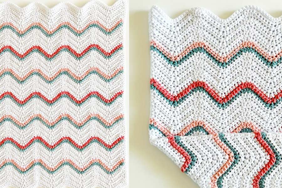 Crochet Tulip Ripple Blanket Free Pattern
