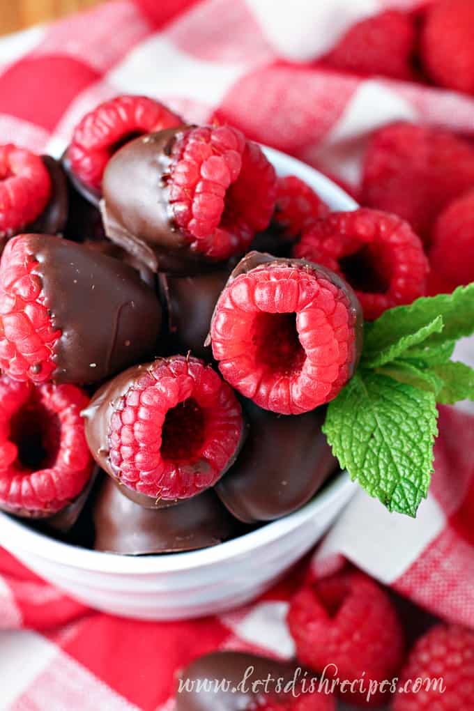 Chocolate Covered Raspberries Let's Dish Recipes