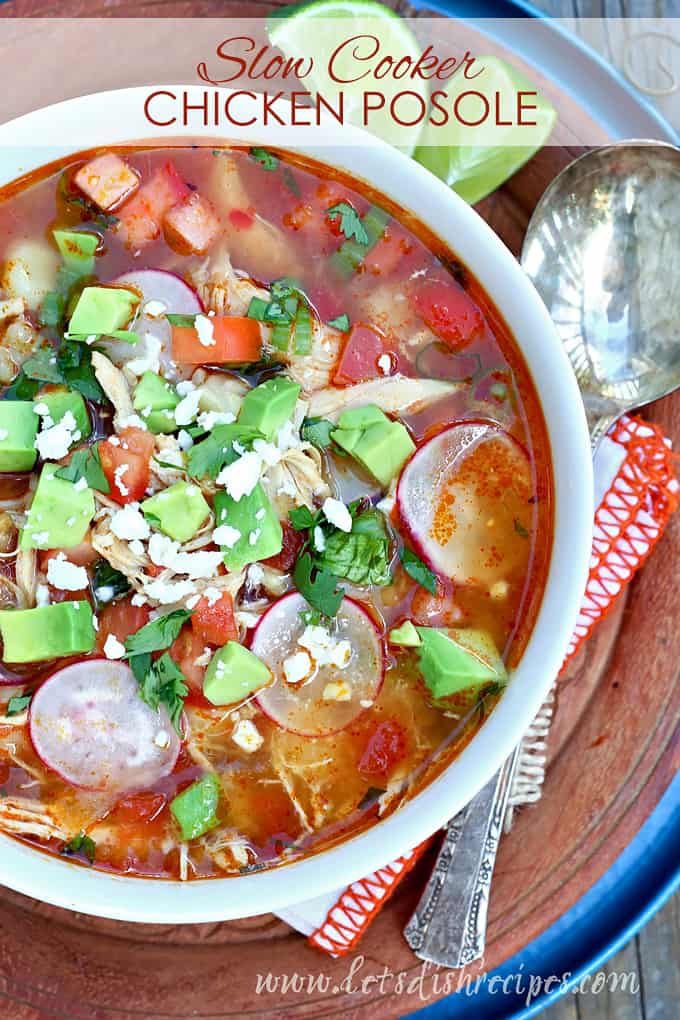 Slow Cooker Chicken Posole Let's Dish Recipes