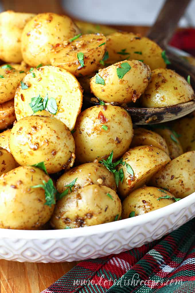 Slow Cooker Greek Potatoes Let's Dish Recipes