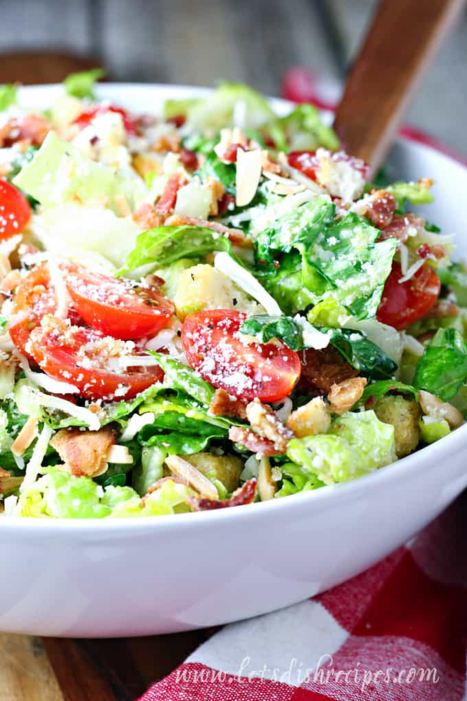 Loaded House Salad Let's Dish Recipes