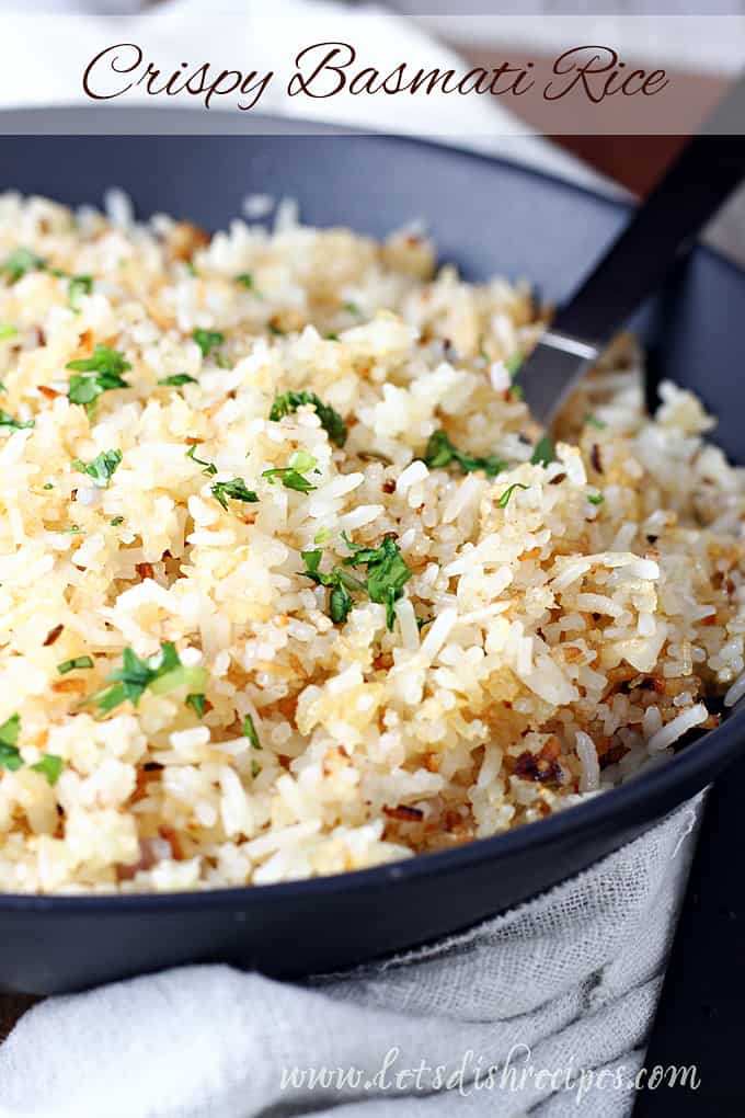Crispy Basmati Rice Let's Dish Recipes