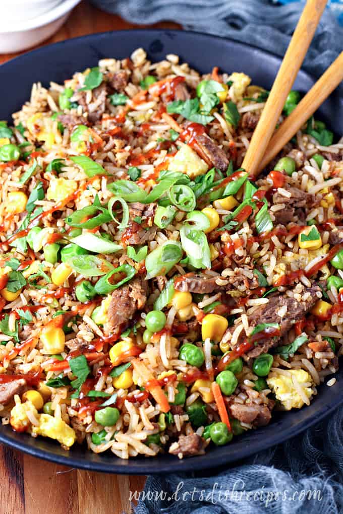 Leftover Brisket Fried Rice Let's Dish Recipes