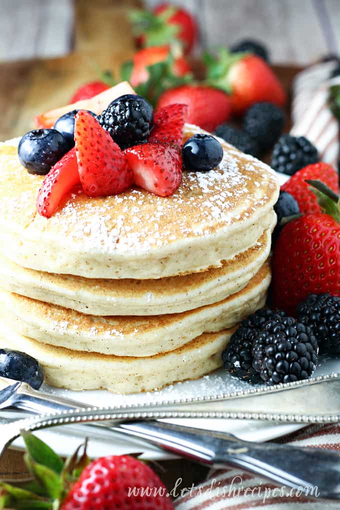 Cinnamon Ricotta Pancakes Let's Dish Recipes