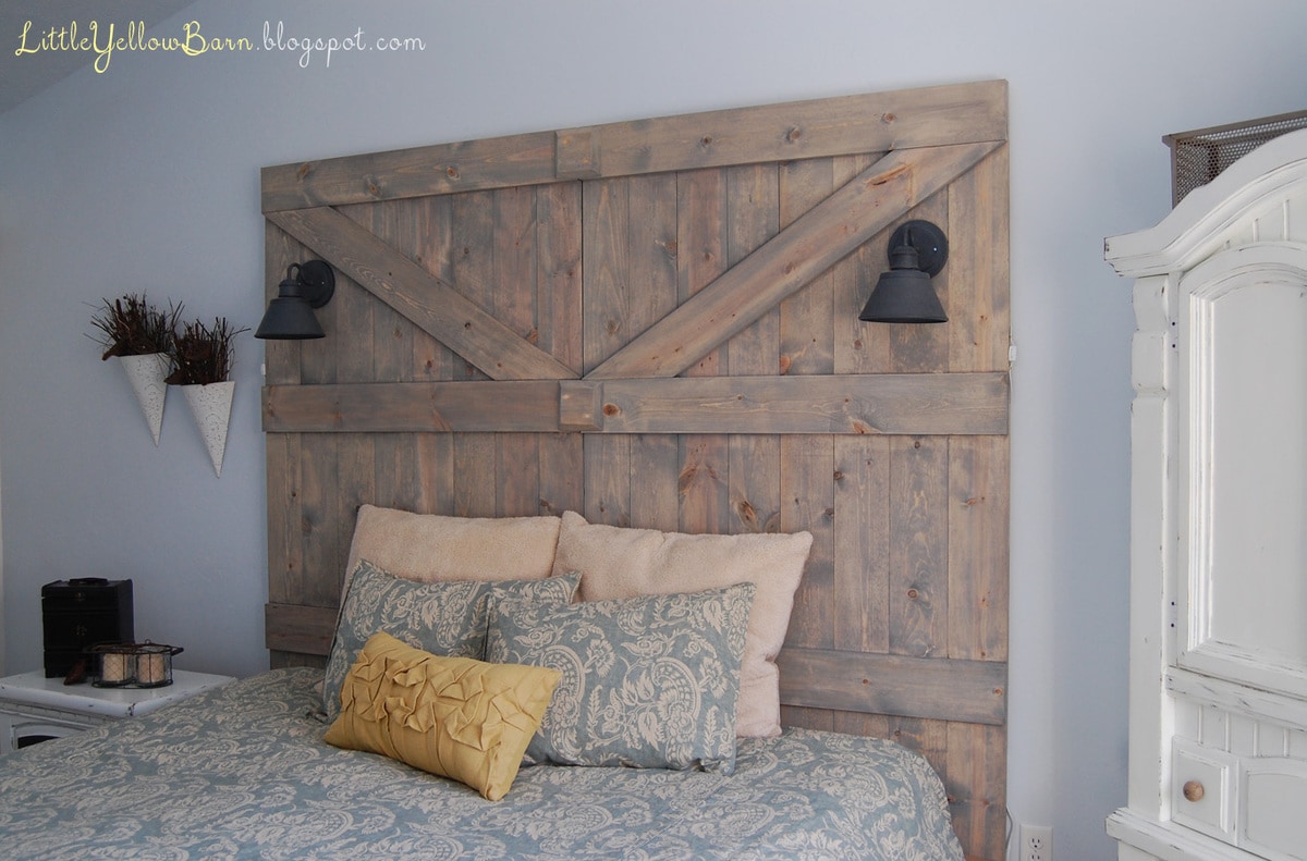 DIY Barn Door Headboard Let's DIY It All With Kritsyn Merkley
