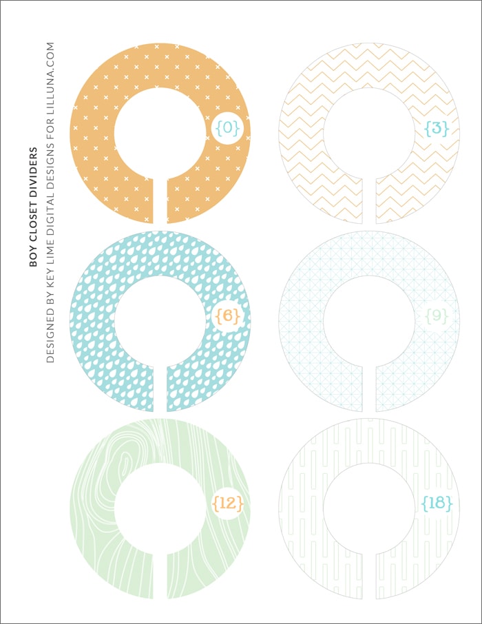 FREE Kids Closet Dividers Let's DIY It All With Kritsyn Merkley