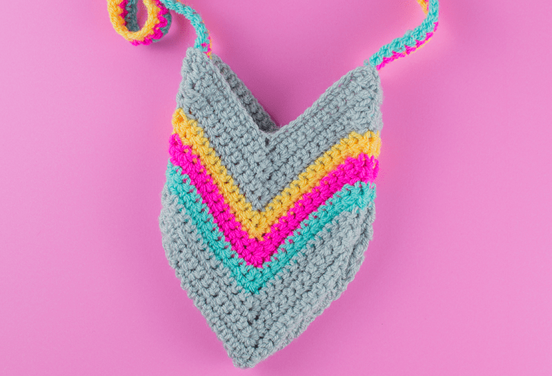 How To Make A Chevron Crochet Bag