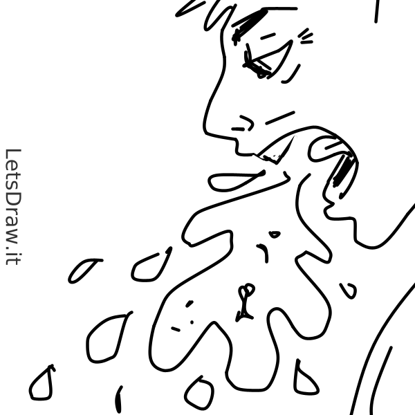 How to draw vomit / 1ajqxchp.png / LetsDrawIt