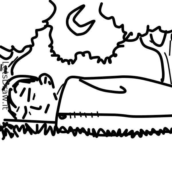 How to draw sleeping bag / 3opwxuqh.png / LetsDrawIt