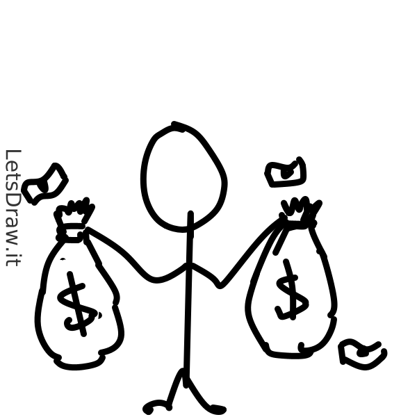 How to draw rich / 3sjdp7cbd.png / LetsDrawIt