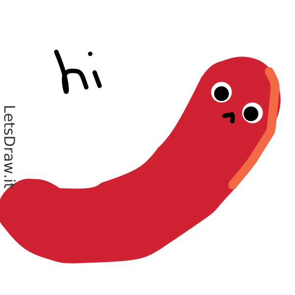 How to draw sausagemeat / 3tzdk9yj.png / LetsDrawIt