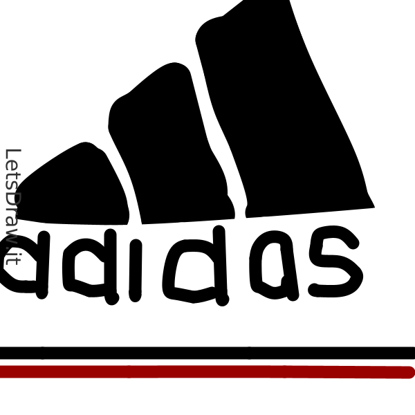 How to draw Adidas / 5yecg3a7a.png / LetsDrawIt