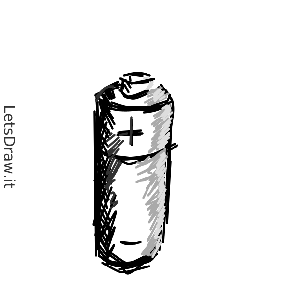 How to draw Battery / 6wfxmr61h.png / LetsDrawIt