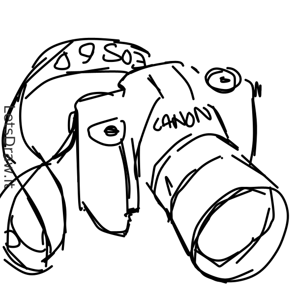 How to draw Photo cameras / 8bsebwydr.png / LetsDrawIt