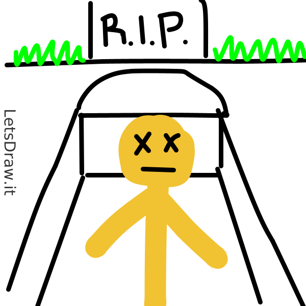How to draw funeral / c4w1g4u99.png / LetsDrawIt