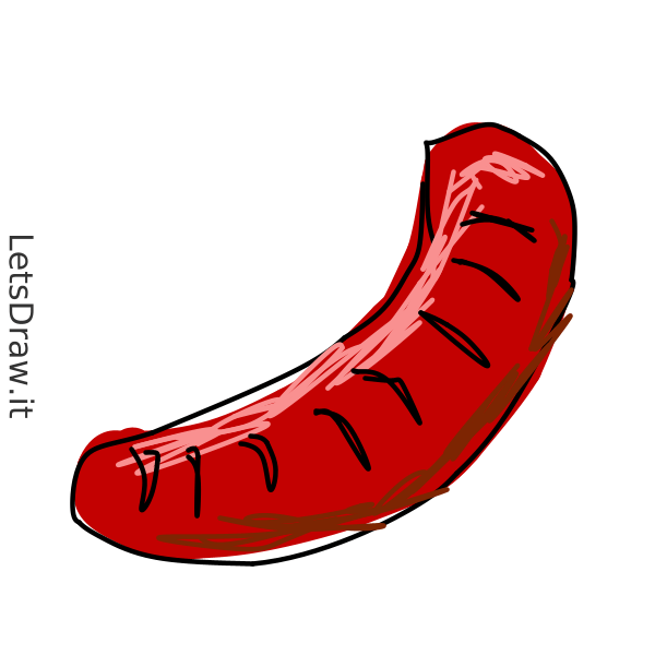How to draw sausagemeat / cx97phe79.png / LetsDrawIt