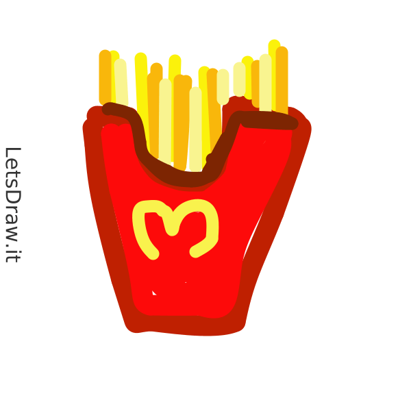 How to draw chips / LetsDrawIt