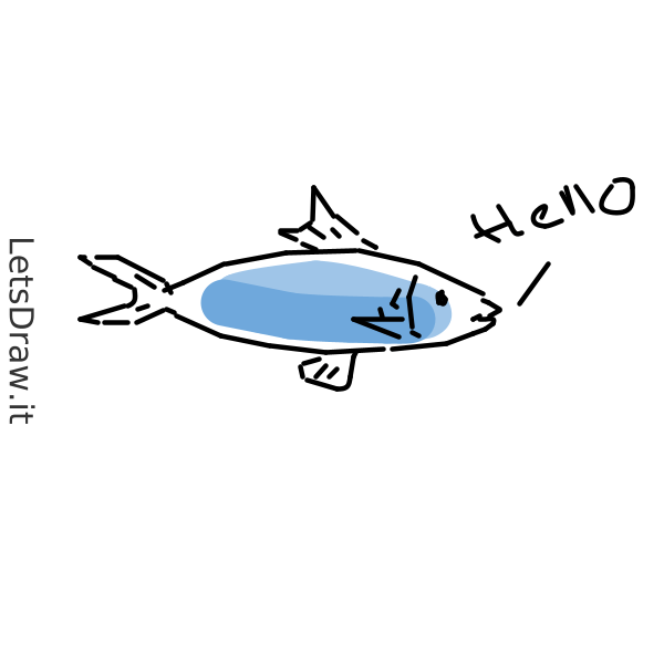 How to draw sardine / eypggoxx7.png / LetsDrawIt