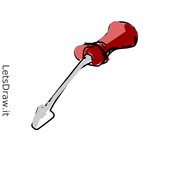 How to draw screwdriver / f49grbgmp.png / LetsDrawIt