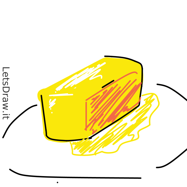 How to draw butter / ffyxuwpe.png / LetsDrawIt
