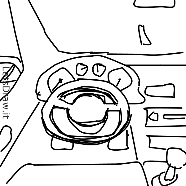 How to draw steering wheel / ggzm83qaa.png / LetsDrawIt